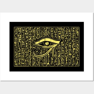 horus eye Posters and Art